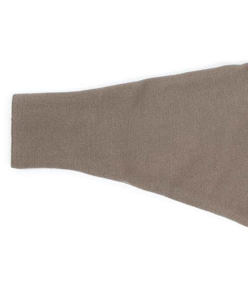 UR'S（ユアーズ）の「ﾎﾞｰﾄﾈｯｸﾄﾞﾙﾏﾝﾆｯﾄ（ニット/セーター・レディース・ブラック/モカ/パープル/グリーン/杢グレー・FREE）」の15枚目の写真