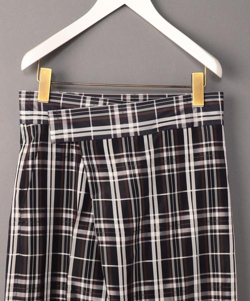 6（ロク）の「＜6(ROKU)＞MIX CHECK PANTS/ﾊﾟﾝﾂ ◆（その他パンツ・レディース・ネイビー・36/34/38）」の3枚目の写真