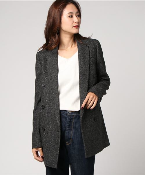 ALLSAINTS（オールセインツ）の「ASTRID TWILL BLAZER（テーラードジャケット・レディース・グレー・8/6）」の9枚目の写真