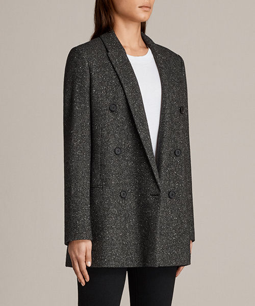 ALLSAINTS（オールセインツ）の「ASTRID TWILL BLAZER（テーラードジャケット・レディース・グレー・8/6）」の11枚目の写真