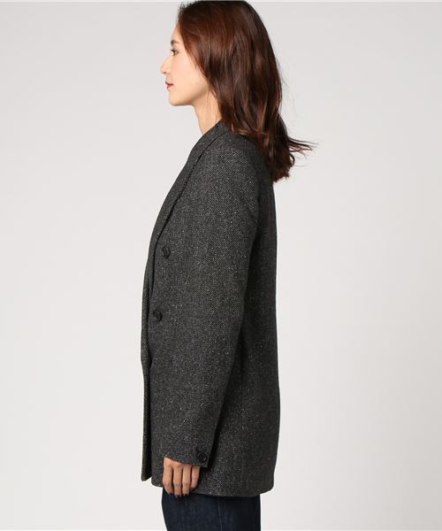 ALLSAINTS（オールセインツ）の「ASTRID TWILL BLAZER（テーラードジャケット・レディース・グレー・8/6）」の6枚目の写真