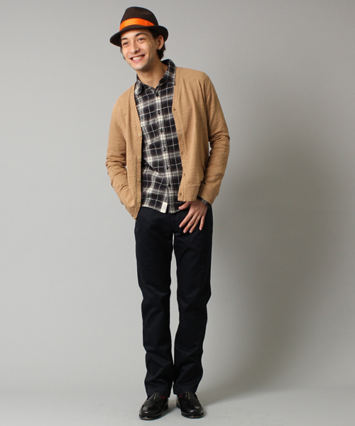 BEAMS（ビームス）の「△BEAMS / BASIC 天竺カーディンガン（カーディガン/ボレロ・メンズ・ブラック/ブラウン系その他/ブルー系その他・SMALL/MEDIUM/LARGE）」の11枚目の写真