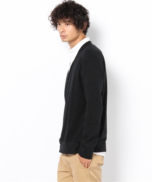 BEAMS（ビームス）の「△BEAMS / BASIC 天竺カーディンガン（カーディガン/ボレロ・メンズ・ブラック/ブラウン系その他/ブルー系その他・SMALL/MEDIUM/LARGE）」の4枚目の写真