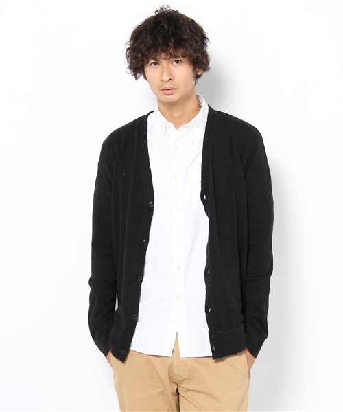 BEAMS（ビームス）の「△BEAMS / BASIC 天竺カーディンガン（カーディガン/ボレロ・メンズ・ブラック/ブラウン系その他/ブルー系その他・SMALL/MEDIUM/LARGE）」の6枚目の写真