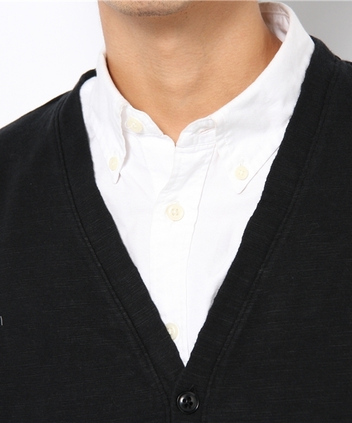 BEAMS（ビームス）の「△BEAMS / BASIC 天竺カーディンガン（カーディガン/ボレロ・メンズ・ブラック/ブラウン系その他/ブルー系その他・SMALL/MEDIUM/LARGE）」の7枚目の写真