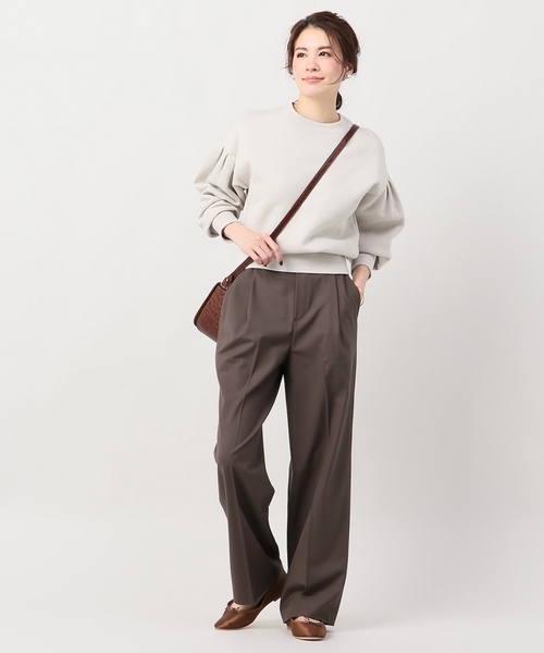 VERMEIL par iena(ヴェルメイユパーイエナ)の「裏毛タックパフスリーブプルオーバー (スウェット)」 - WEAR