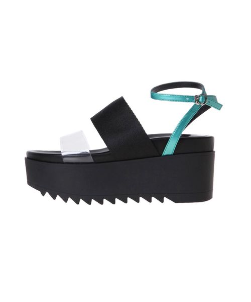 MURUA（ムルーア）の「ラインテープサンダル（サンダル・レディース・ホワイト/ブラック/ブルー・35/36/37）」の3枚目の写真