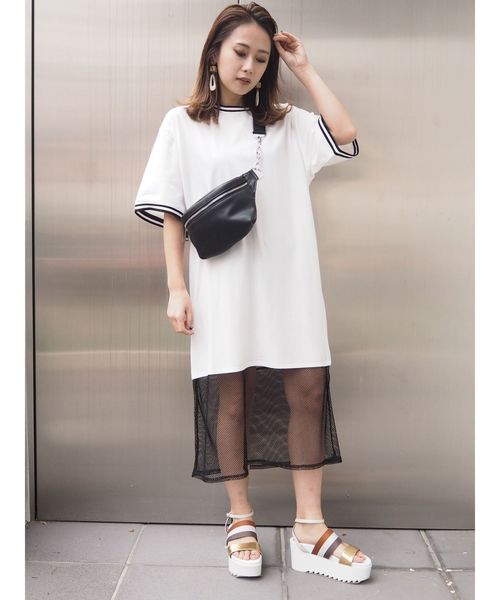 MURUA（ムルーア）の「ラインテープサンダル（サンダル・レディース・ホワイト/ブラック/ブルー・35/36/37）」の11枚目の写真