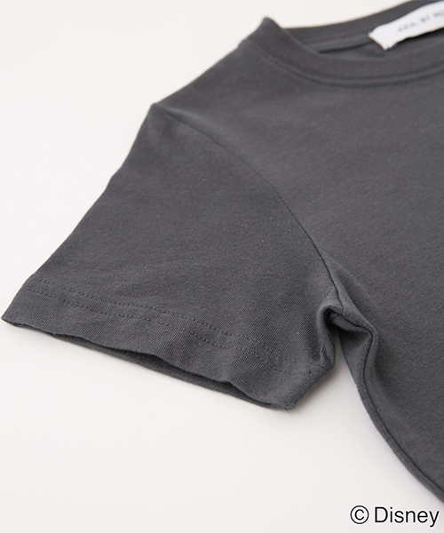 AZUL by moussy（アズールバイマウジー）の「Mickey Mouse TEE（Tシャツ/カットソー・キッズ・ライトブラック/イエロー・130/120/110）」の7枚目の写真
