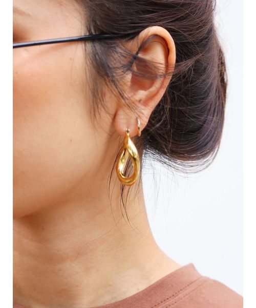 Ungrid アングリッド の デザインフープピアス ピアス 両耳用 Wear