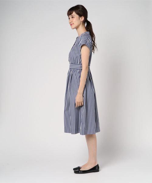 NOLLEY'S（ノーリーズ）の「ストライプシャツワンピース（シャツ