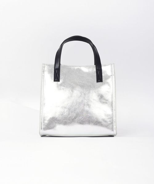 Khaju（カージュ）の「Khaju:メタリック2WAYトート◇（トートバッグ・レディース・ピンク/シルバー・ONE SIZE）」の7枚目の写真