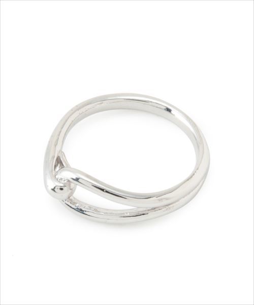 ADAM ET ROPE'（アダムエロペ）の「レイヤーズクロスリング（リング・レディース・シルバー/ゴールド・FREE）」の3枚目の写真