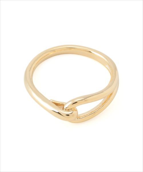 ADAM ET ROPE'（アダムエロペ）の「レイヤーズクロスリング（リング・レディース・シルバー/ゴールド・FREE）」の6枚目の写真