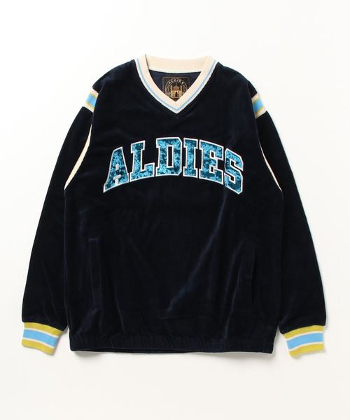 ALDIES（アールディーズ）の「Needle Withdrawal Piste / ニードルウィズドロールピステ（スウェット・メンズ・ネイビー/グリーン/ライトピンク・SMALL/MEDIUM/LARGE/X-LARGE）」の6枚目の写真