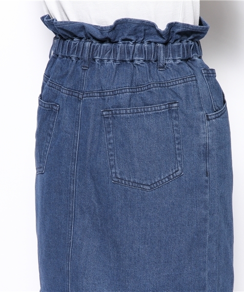 WEGO(ウィゴー)の「WEGO/デニムコクーンスカート(デニムスカート・レディース・ダークインディゴブルー/インディゴブルー・FREE)」の6枚目の写真