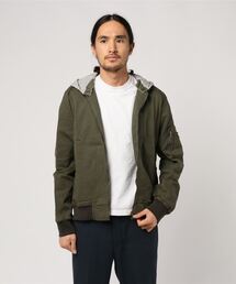 ストレッチツイル＆デニムミリタリージャケット