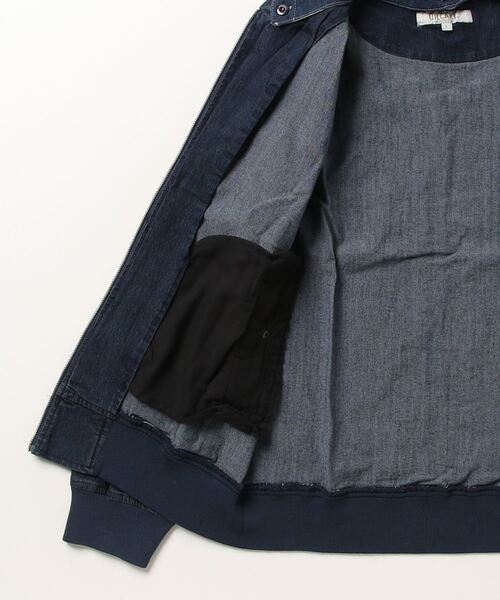 ストレッチツイル&デニムミリタリージャケット(MA-1)|STYLEBLOCK(スタイルブロック) ストレッチツイル&デニムミリタリージャケット(MA-1)|STYLEBLOCK(スタイルブロック)