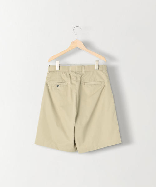 Steven Alan（スティーブンアラン）の「＜Steven Alan＞ VENTILE 2PLEAT SHORT PANTS-BOLD/ショートパンツ（その他パンツ・メンズ・ブラック/ナチュラル・LARGE/SMALL/MEDIUM/X-LARGE）」の3枚目の写真