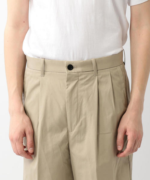Steven Alan（スティーブンアラン）の「＜Steven Alan＞ VENTILE 2PLEAT SHORT PANTS-BOLD/ショートパンツ（その他パンツ・メンズ・ブラック/ナチュラル・LARGE/SMALL/MEDIUM/X-LARGE）」の11枚目の写真
