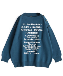 SHAREEF | BOAT NECK PULL OVER(ニット/セーター)