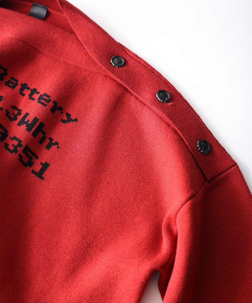 SHAREEF（シャリーフ）の「BOAT NECK PULL OVER（ニット