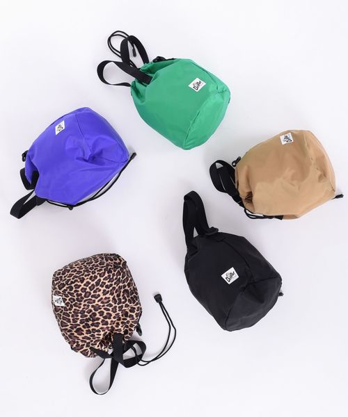 Drifter（ドリフター）の「Drifter:ドローストリングポーチ◇（ショルダーバッグ・レディース・ブラック/ベージュ/パープル/グリーン/キャメル/ブラウン/オリーブ・ONE SIZE）」の19枚目の写真