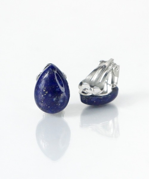 anq.(アンク)の「「anq.」OneStoneイヤリング(アマゾナイト・カイヤナイト・クンツァイト・アゲート)(イヤリング・レディース・ライトブルー/ピンク/ブルー/ブルー系その他/オレンジ/ブラック/ブルー系その他2・ONE SIZE)」の5枚目の写真