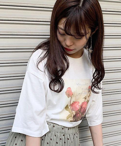 apres jour（アプレジュール）の「アソートBIGTシャツ2【ZOZOTOWN限定アイテム】（Tシャツ/カットソー・レディース・ホワイト/ブラック/ブルー/モカ/ラベンダー/ホワイト系その他/ブラック系その他/ホワイト系その他2/ホワイト系その他3/ホワイト系その他4・フリー）」の12枚目の写真