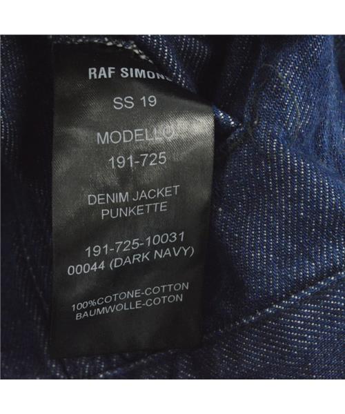 Raf Simons 05ss デニムジャケット raf simons archive 05ss デニム ダブル ライダース - メルカリ