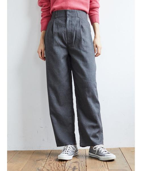 AMERICAN HOLIC（アメリカンホリック）の「ハイタックスリムワイドパンツ＊（その他パンツ・レディース・ダークグレー/ブラウン系その他4/キャメル/その他5/その他9・M/L）」の7枚目の写真