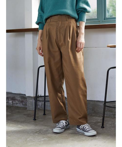 AMERICAN HOLIC（アメリカンホリック）の「ハイタックスリムワイドパンツ＊（その他パンツ・レディース・ダークグレー/ブラウン系その他4/キャメル/その他5/その他9・M/L）」の8枚目の写真