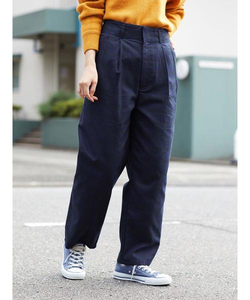 AMERICAN HOLIC（アメリカンホリック）の「ハイタックスリムワイドパンツ＊（その他パンツ・レディース・ダークグレー/ブラウン系その他4/キャメル/その他5/その他9・M/L）」の9枚目の写真