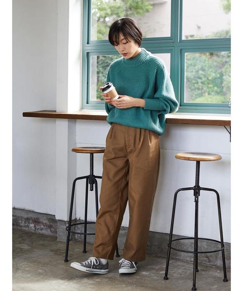 AMERICAN HOLIC（アメリカンホリック）の「ハイタックスリムワイドパンツ＊（その他パンツ・レディース・ダークグレー/ブラウン系その他4/キャメル/その他5/その他9・M/L）」の12枚目の写真