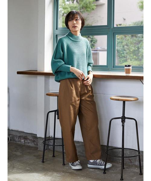 AMERICAN HOLIC（アメリカンホリック）の「ハイタックスリムワイドパンツ＊（その他パンツ・レディース・ダークグレー/ブラウン系その他4/キャメル/その他5/その他9・M/L）」の13枚目の写真