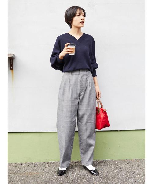 AMERICAN HOLIC（アメリカンホリック）の「ハイタックスリムワイドパンツ＊（その他パンツ・レディース・ダークグレー/ブラウン系その他4/キャメル/その他5/その他9・M/L）」の22枚目の写真