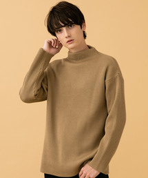 STUDIOUS | 【STUDIOUS】プレミアムリブ編みモックネックニット(ニット/セーター)