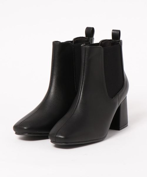 KOBE LETTUCE（コウベレタス）の「スクエアトゥサイドゴアブーツ（ブーツ・レディース・ブラック/モカ/ブラウン系その他・LL/S/M/L）」の9枚目の写真