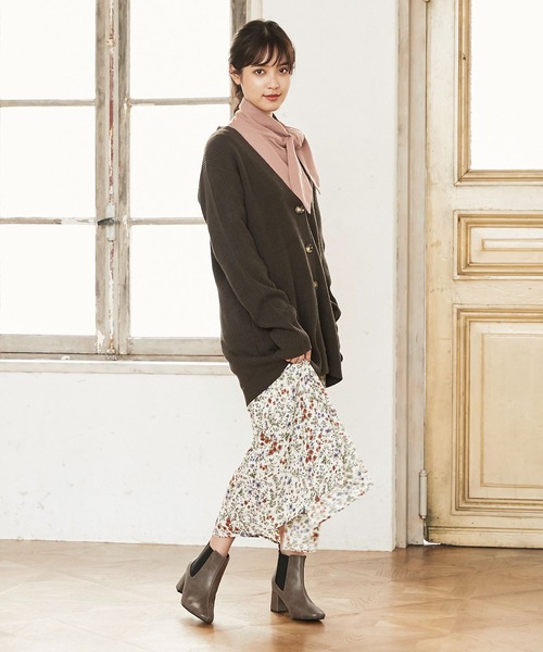 KOBE LETTUCE（コウベレタス）の「スクエアトゥサイドゴアブーツ（ブーツ・レディース・ブラック/モカ/ブラウン系その他・LL/S/M/L）」の14枚目の写真