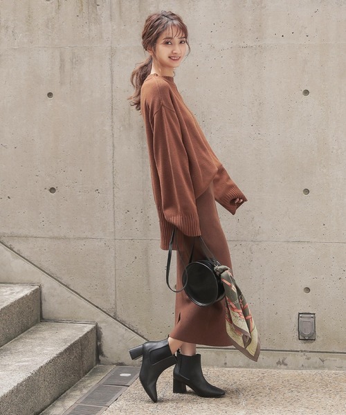 KOBE LETTUCE（コウベレタス）の「スクエアトゥサイドゴアブーツ（ブーツ・レディース・ブラック/モカ/ブラウン系その他・LL/S/M/L）」の16枚目の写真