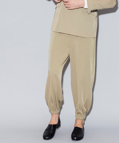 NO ID.（ノーアイディ）の「mp7742-ＴＲバルーンイージートラウザースﾞ パンツ（その他パンツ・メンズ・グレー/ベージュ/ブラック・1/2/3）」の3枚目の写真