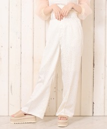 one after another NICE CLAUP | レオパード箔プリントパンツ(その他パンツ)