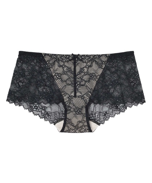 AMPHI（アンフィ）の「「BZM328シリーズ」　ショーツ　ボーイレングス（ショーツ・レディース・ライトブルー/ブラック/クリアグリーン/シャーベット/クリアイエロー/サンドベージュ/ブルーグリーン/バーガンディー/グレー/オレンジ/ピンク/ライトパープル/プラム/セージグリーン/エンジ/サックスブルー/ライトピンク/イエロー/ダークグリーン/ライトグレー/クリアブルー/オリーブ/ダークブラック/ボルドー/グレイッシュブルー/クリーム/クリアブラウン/ローズ/マスタード/ライトグリーン/ホワイト/スカイブルー/スモークピンク/ネイビー系・MEDIUM/LARGE/L/M）」の3枚目の写真