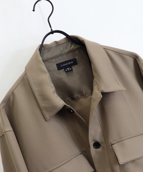 Confirm(コンファーム)の「Confirm / コンファーム PE CPOジャケット(その他アウター・メンズ・ブラック/ブラウン/ベージュ・M/L)」の8枚目の写真