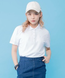 【FILA/フィラ】別注 半袖ポロシャツ UVカット ワンポイントロゴ刺繍