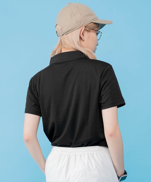 FILA（フィラ）の「【FILA/フィラ】WEB限定 別注 ワンポイント ロゴ刺繍 UVカット 半袖ポロシャツ（ポロシャツ・レディース・ネイビー/ホワイト/ブラック/ピンク/ブラック系その他/ホワイト系その他・M/L/LL/3L）」の20枚目の写真