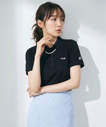 FILA（フィラ）の「【FILA/フィラ】別注 半袖ポロシャツ UVカット ワンポイントロゴ刺繍（ポロシャツ）」