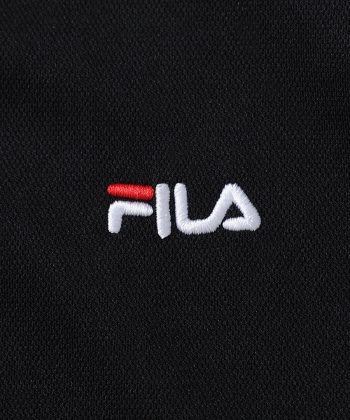 FILA（フィラ）の「【FILA/フィラ】WEB限定 別注 ワンポイント ロゴ刺繍 UVカット 半袖ポロシャツ（ポロシャツ・レディース・ネイビー/ホワイト/ブラック/ピンク/ブラック系その他/ホワイト系その他・M/L/LL/3L）」の10枚目の写真