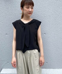 前後2WAYボウタイブラウス