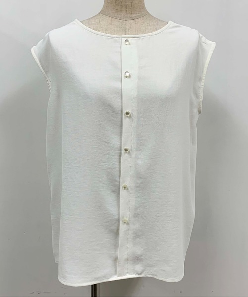 PICCIN（ピッチン）の「前後2WAYボウタイブラウス（シャツ/ブラウス・レディース・ブラック/オフホワイト/ピンク・M/L）」の9枚目の写真